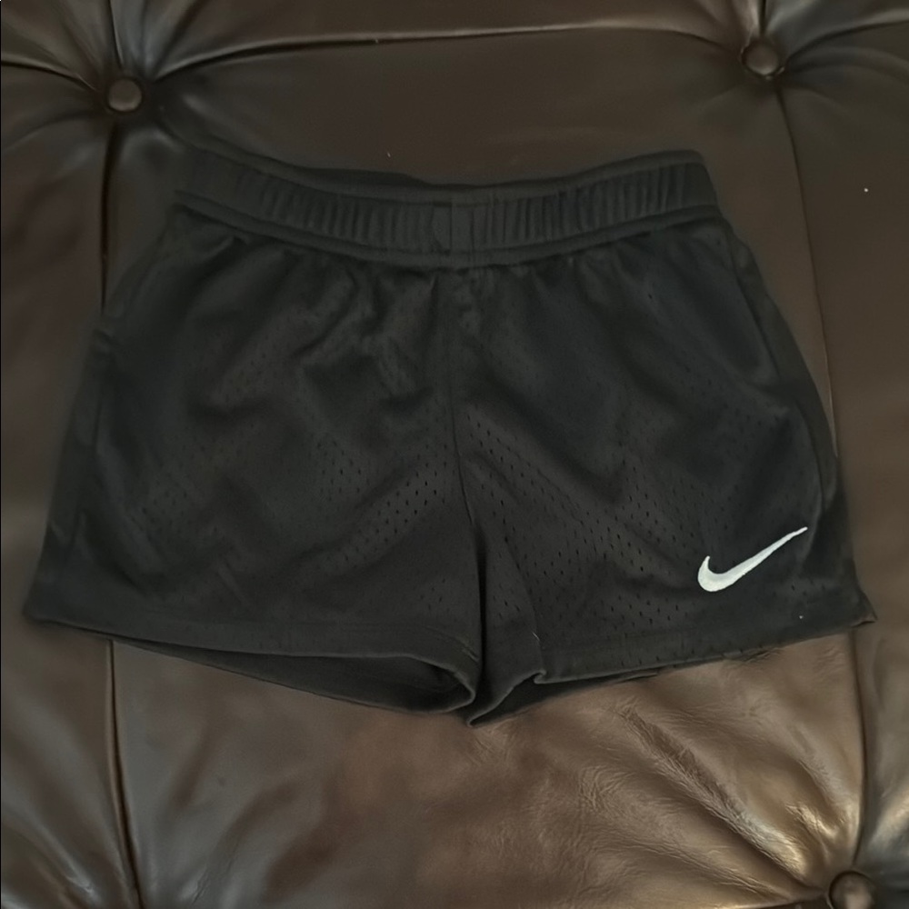 Nike Black Performance Mesh Athletic Shorts